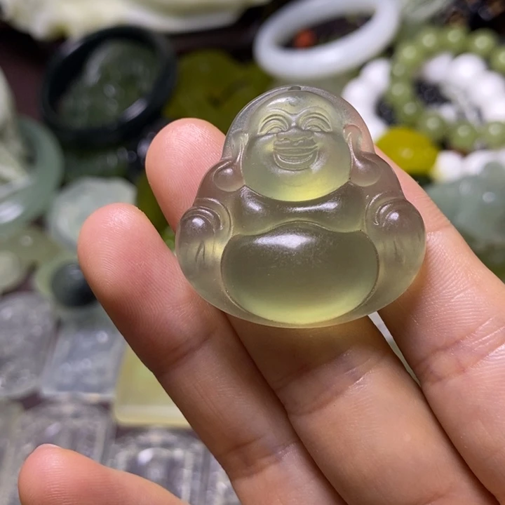 未镶嵌岫玉岫玉颈饰