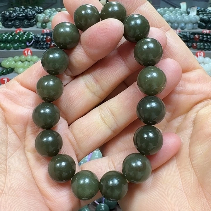 未镶嵌手链和田玉新疆且末糖卡14