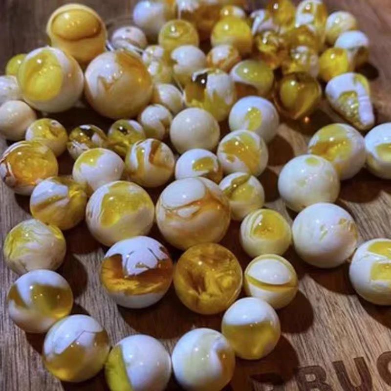 精品百花密鸡油圆珠散珠手串俄料 diy时尚饰品配件