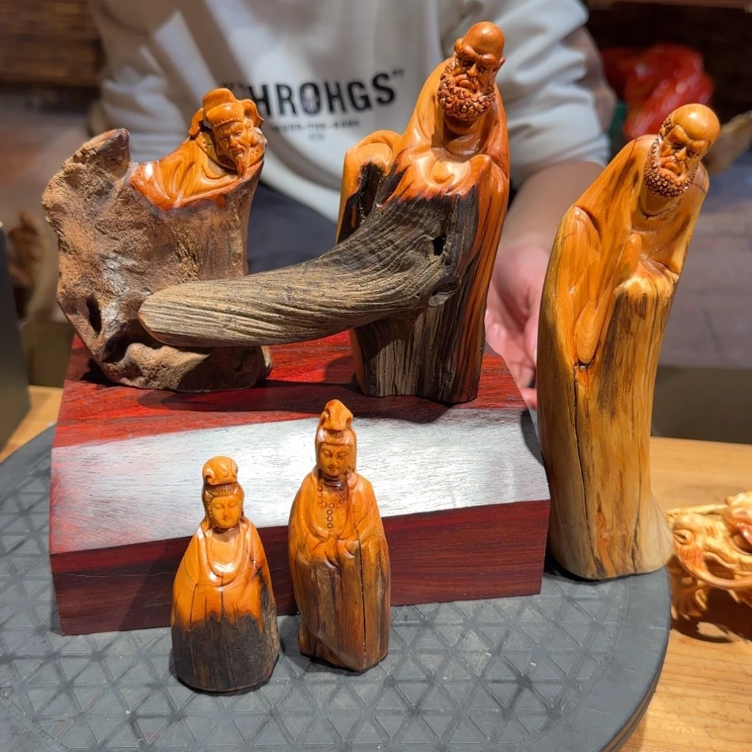 生***彩柏木（崖柏）太行崖柏纯手工