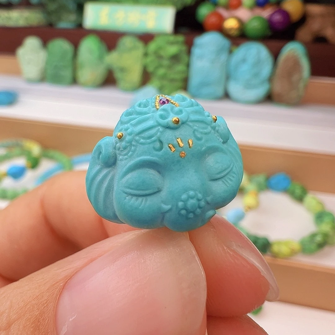 未镶嵌绿松石项链