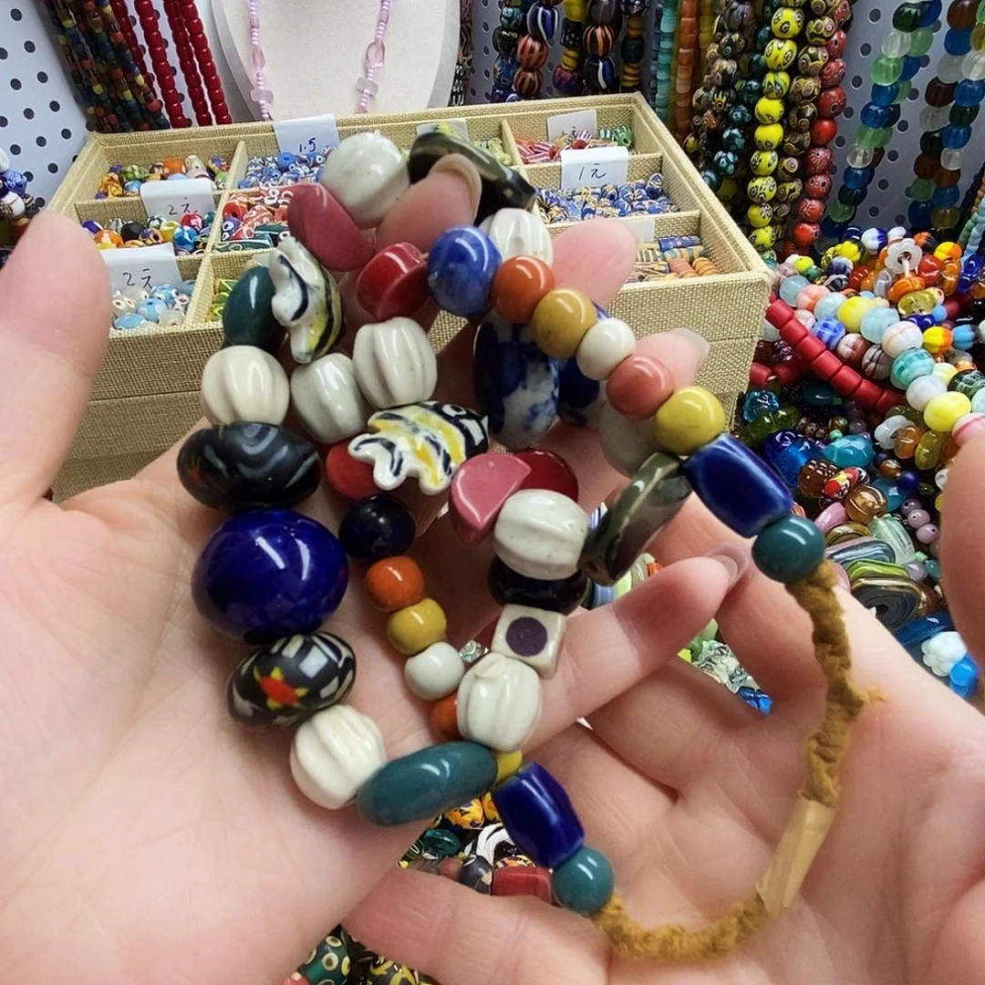 琉璃颈饰福利陶瓷多宝061