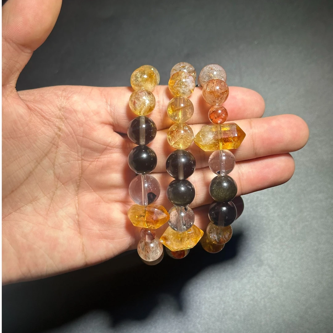 【三弟推荐】设计款多宝水晶手串（多样性发其一）-20287