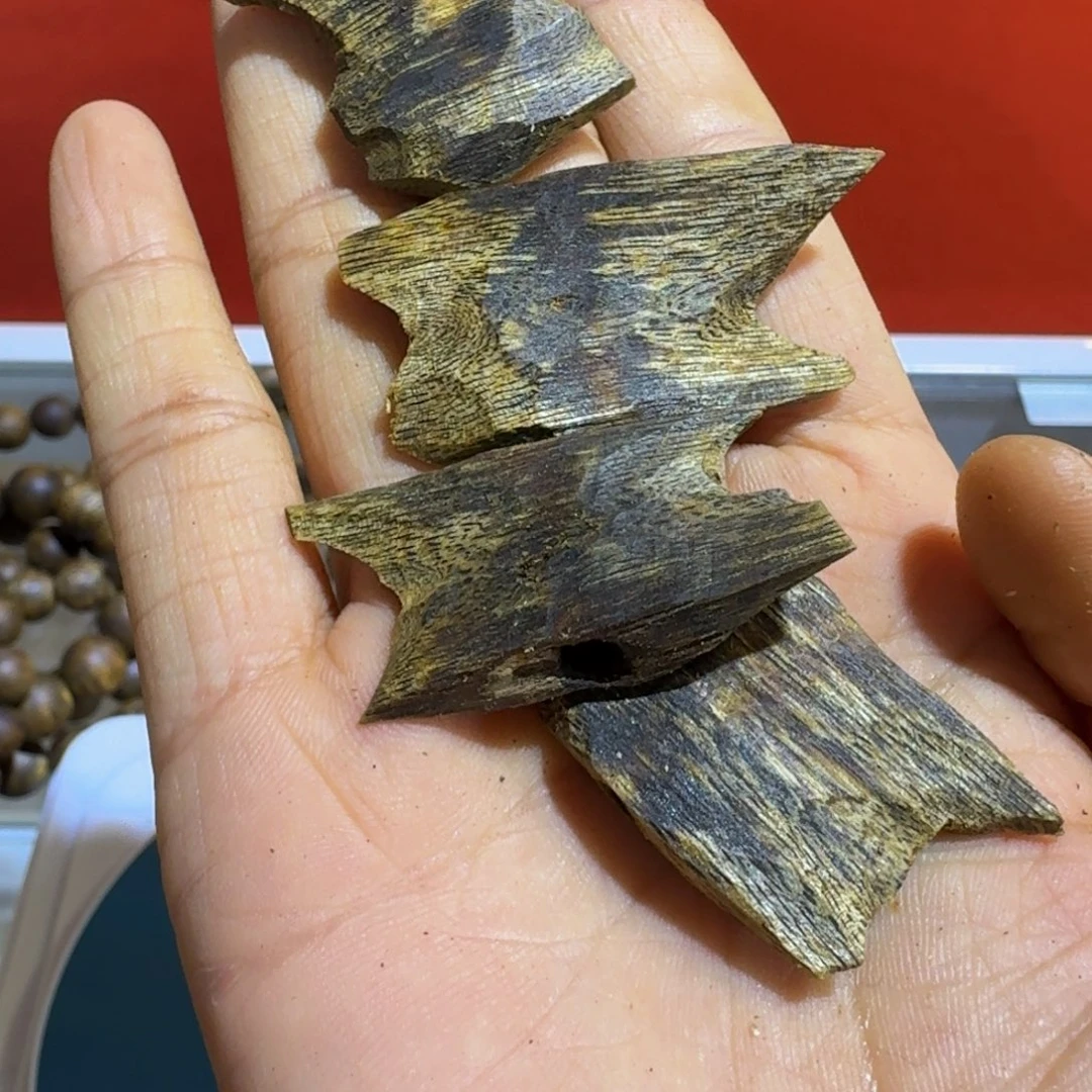 沉香沉香碎屑紫棋老料孤品11克