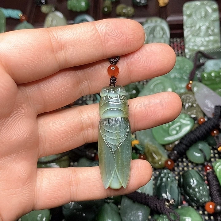 至***宝和田玉（糖玉）未镶嵌车挂