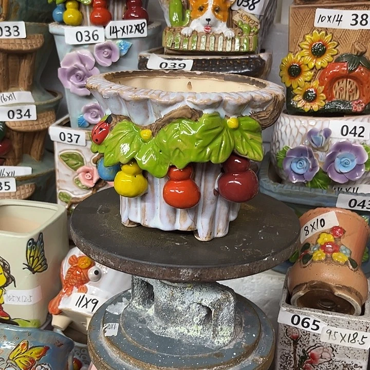 粗陶材质多肉花盆福利