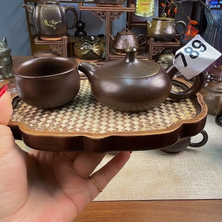 柴烧壶泡茶香柴燒壺泡茶