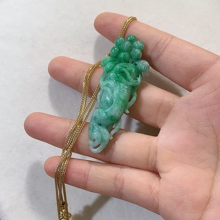 翡翠未镶嵌颈饰翡翠吊坠