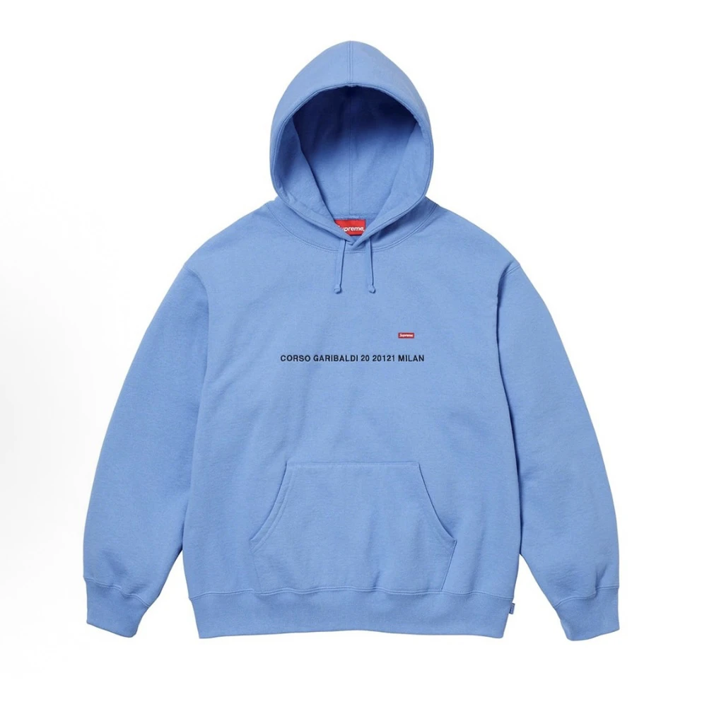 Supreme 米兰限定小标卫衣