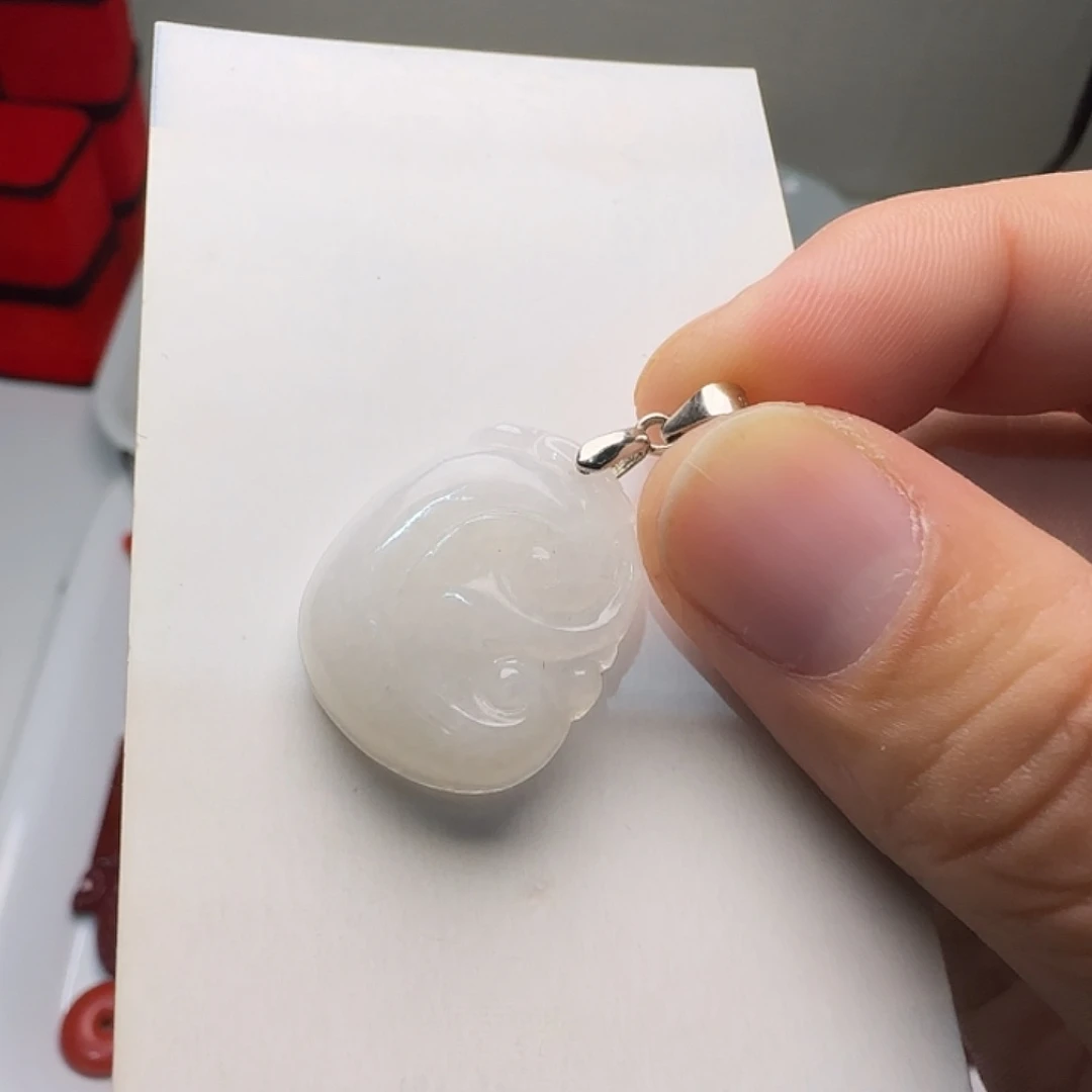 翡翠银S925镶嵌颈饰