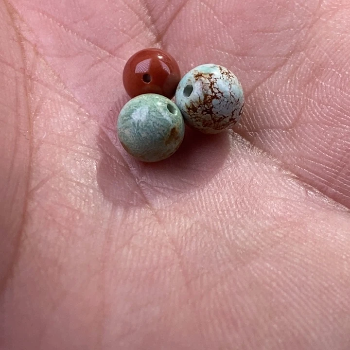 南红玛瑙发饰未镶嵌