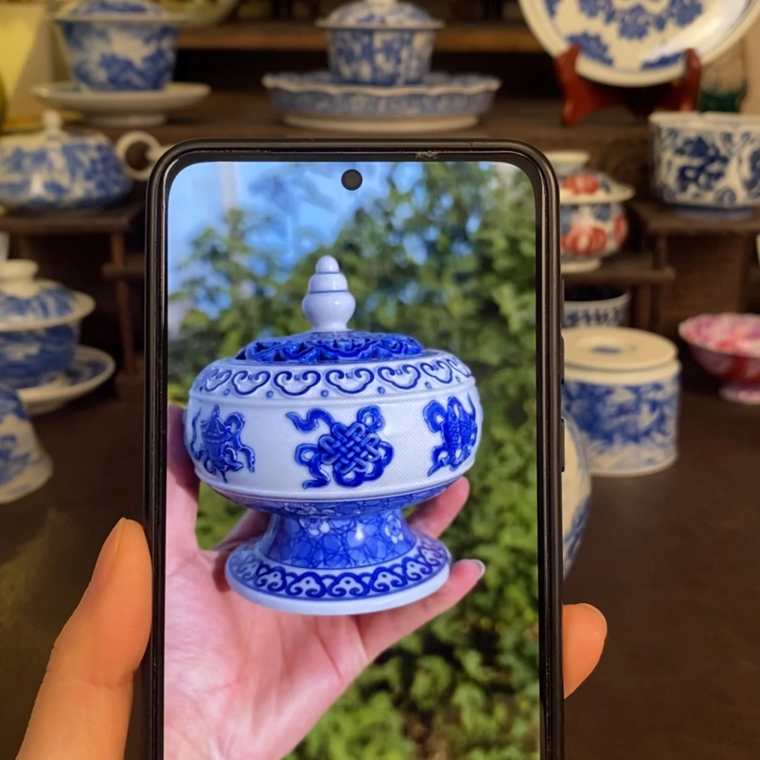 叶***禅景德镇陶瓷手工手绘