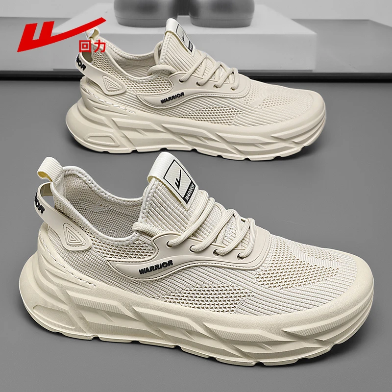 回力男鞋夏季新款飞织运动防滑防臭软底网面鞋透气休闲椰子跑步鞋