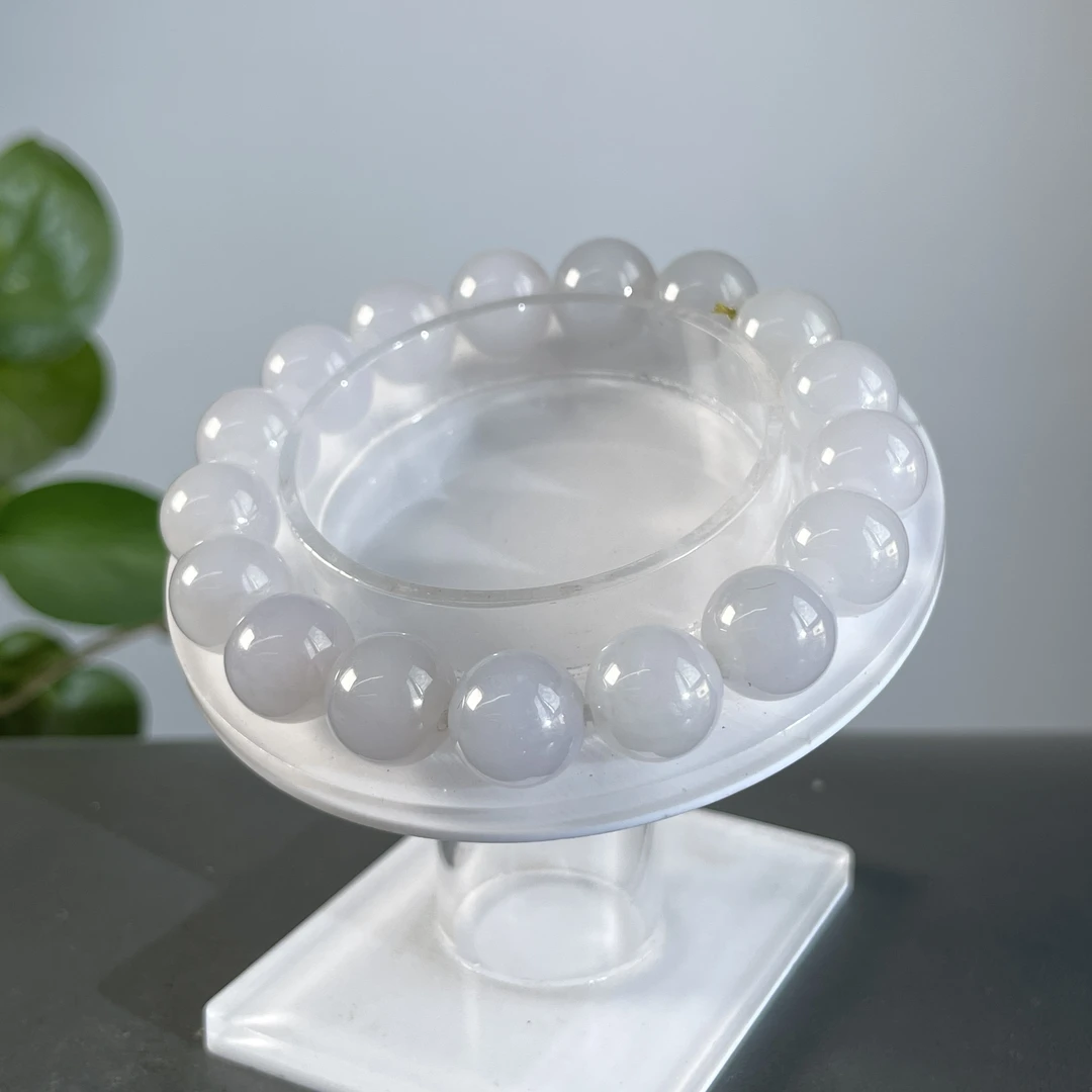 JCA26-126 天然缅甸A货翡翠  翡翠手串