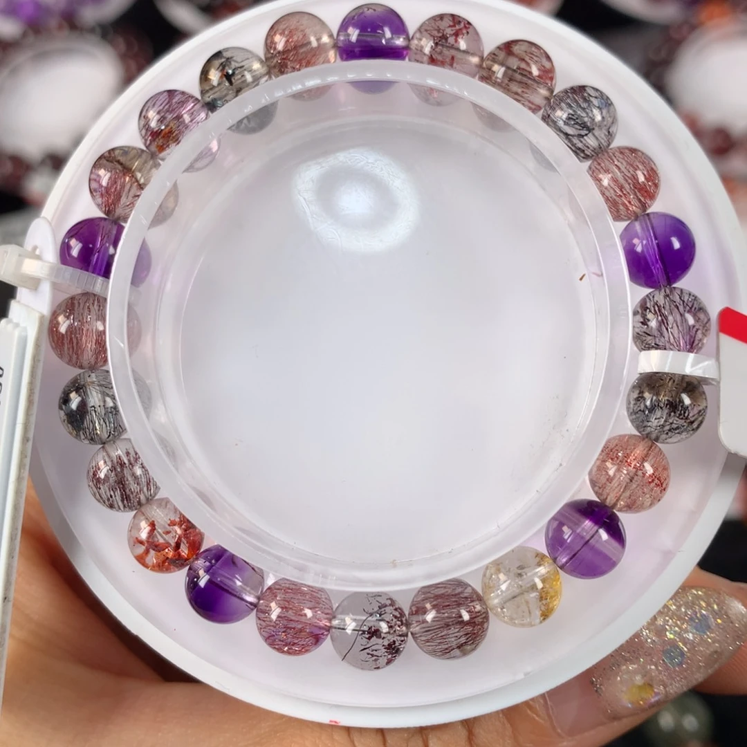 未镶嵌手链水晶天然超七手串7.6