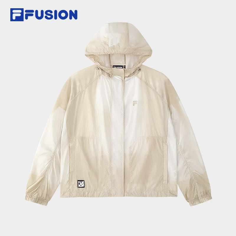 FILA斐乐防紫外线UV40+宽松女款潮流时尚运动防晒服T11W433701