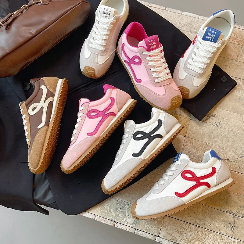 明星同款德训鞋女2025新款爆款美式软底休闲板鞋运动阿甘鞋女