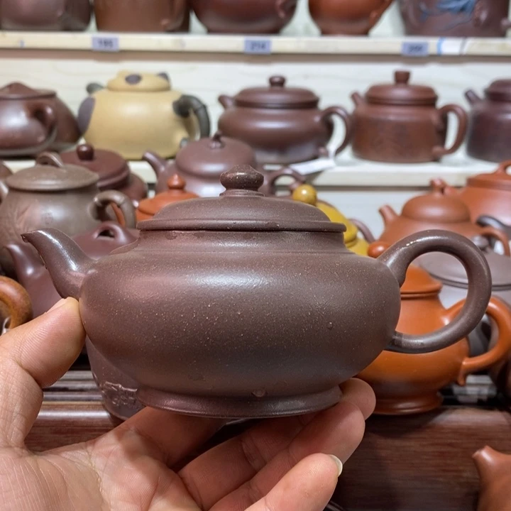 佳***记紫砂茶壶精工制作