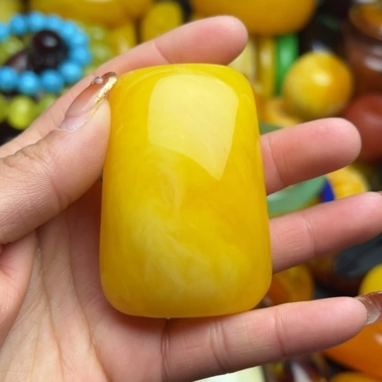 琥珀手串未镶嵌蜜蜡