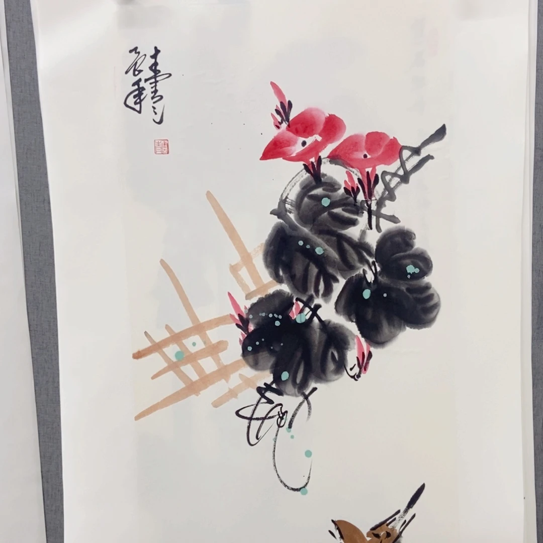 国画手写手绘作品5