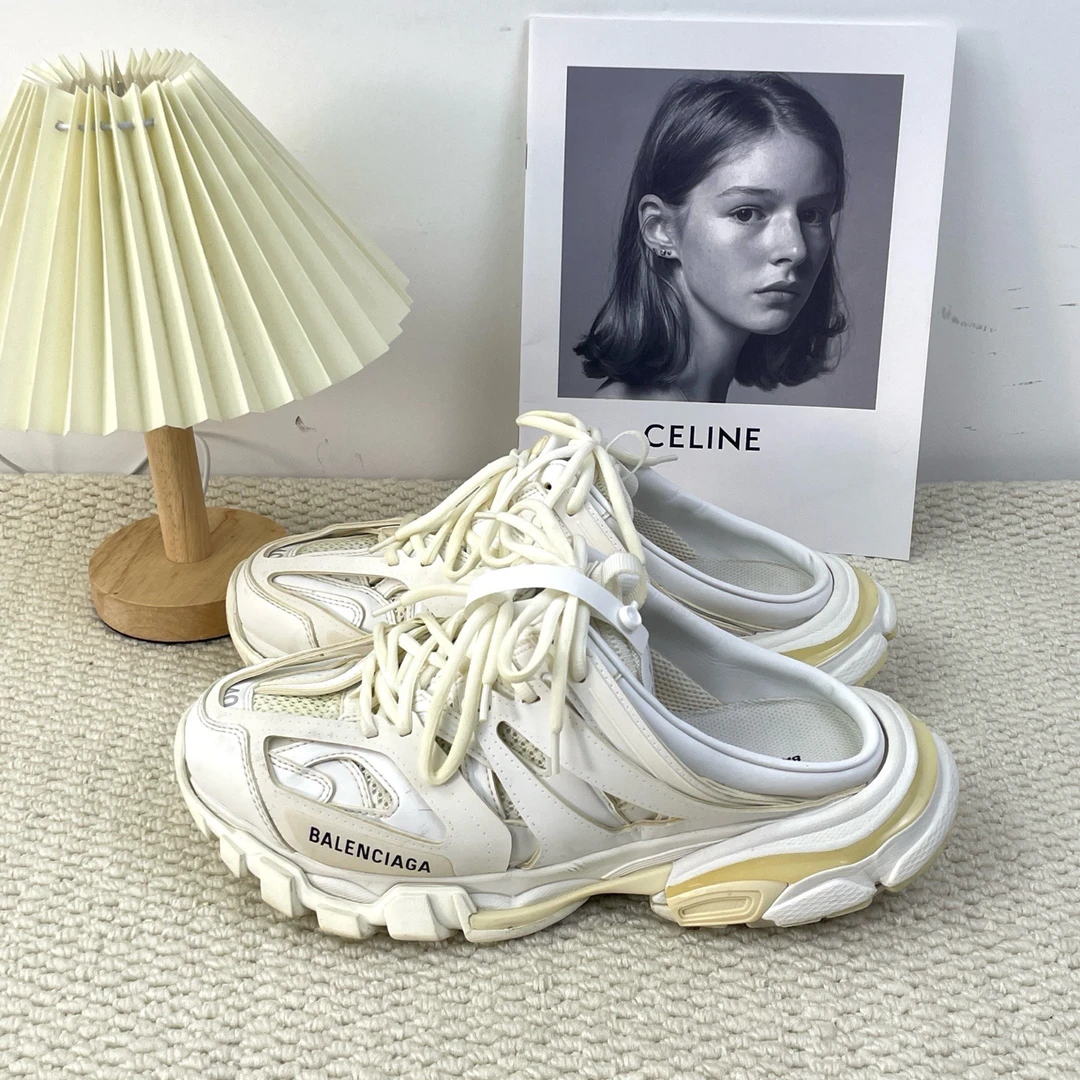 95新 Balenciaga/巴黎世家 4549/Track速干包头拖鞋/40码/95新