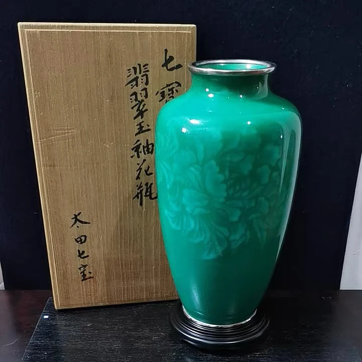 蜜胺瓷七宝烧花瓶