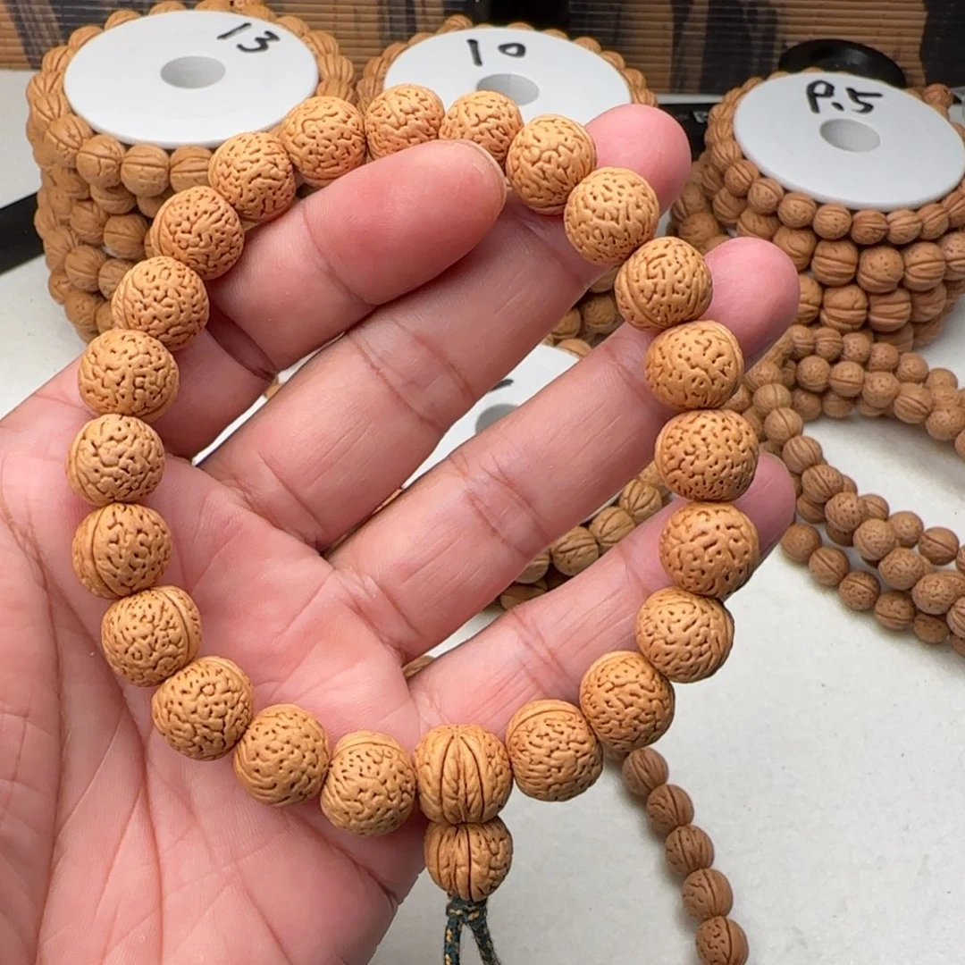 手串桃核12.5尺寸蚂蚁纹桃核