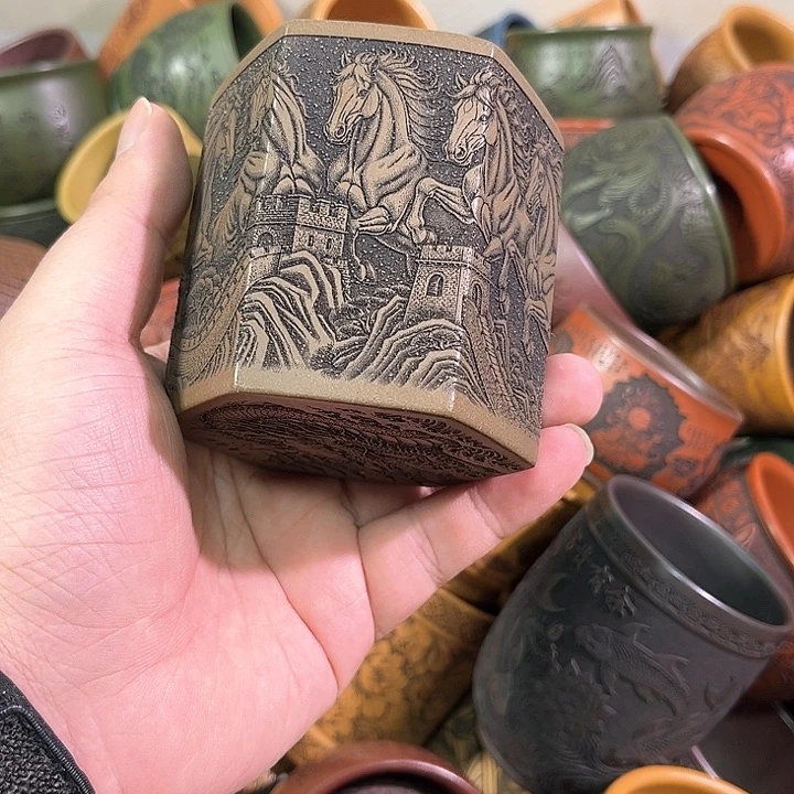 茶杯紫砂全手工紫砂主人杯