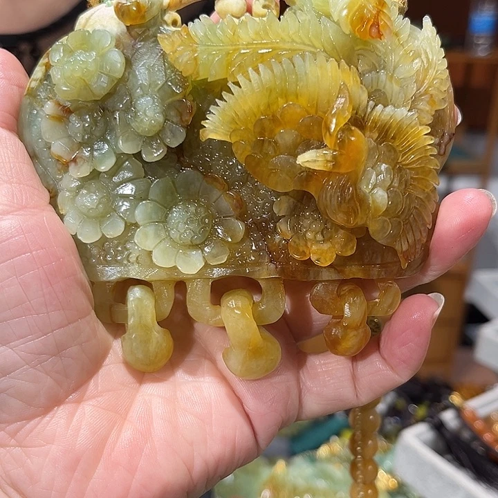 未镶嵌岫玉毛衣链