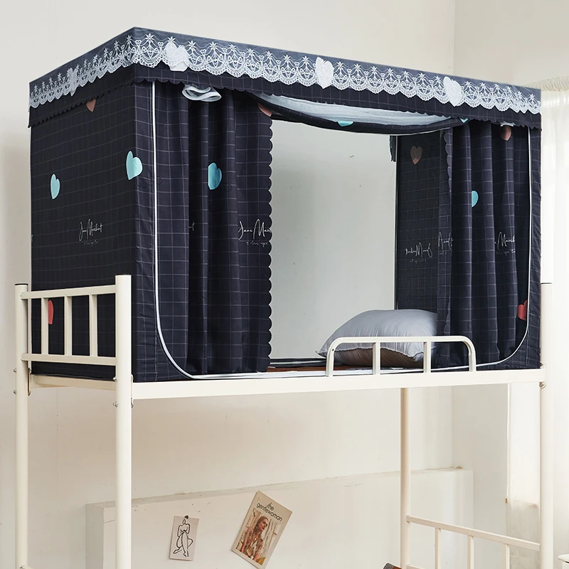 新款遮光学生蚊帐学生宿舍上下铺遮光防蚊蚊帐四季通用学生蚊帐