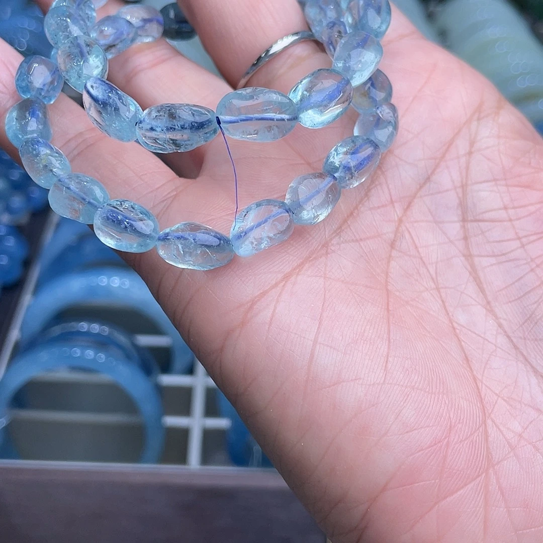 陈***百非金属海蓝随意行手串