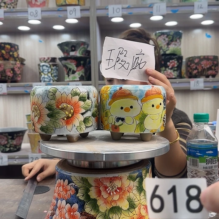 花盆紫砂瑕疵瑕疵618