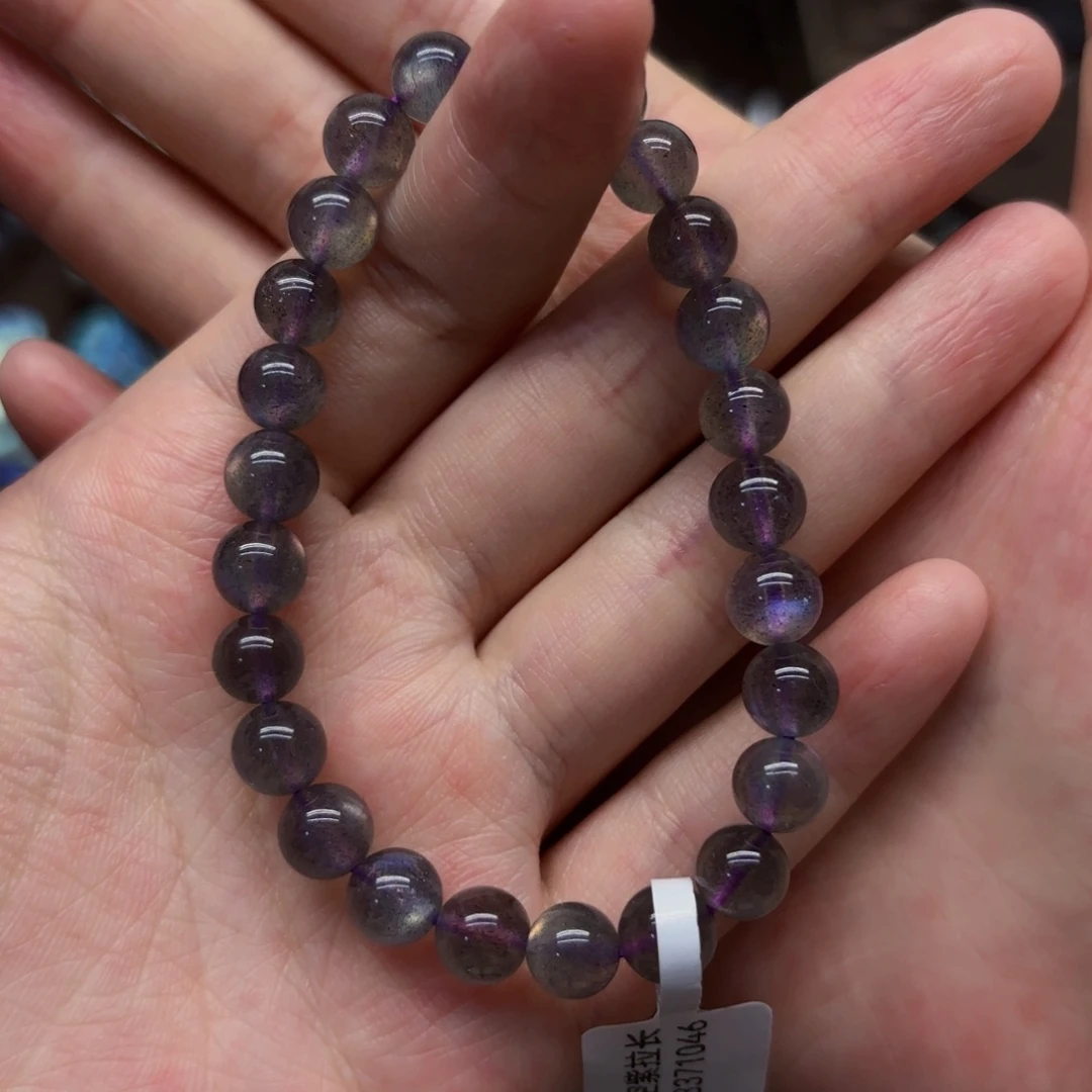 手链未镶嵌长石6.9mm左右