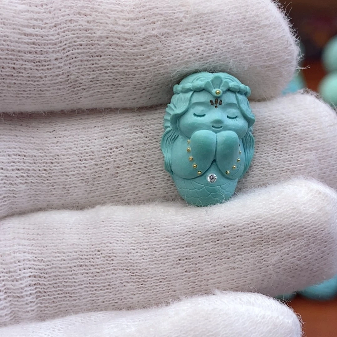 绿松石未镶嵌珠宝奇石