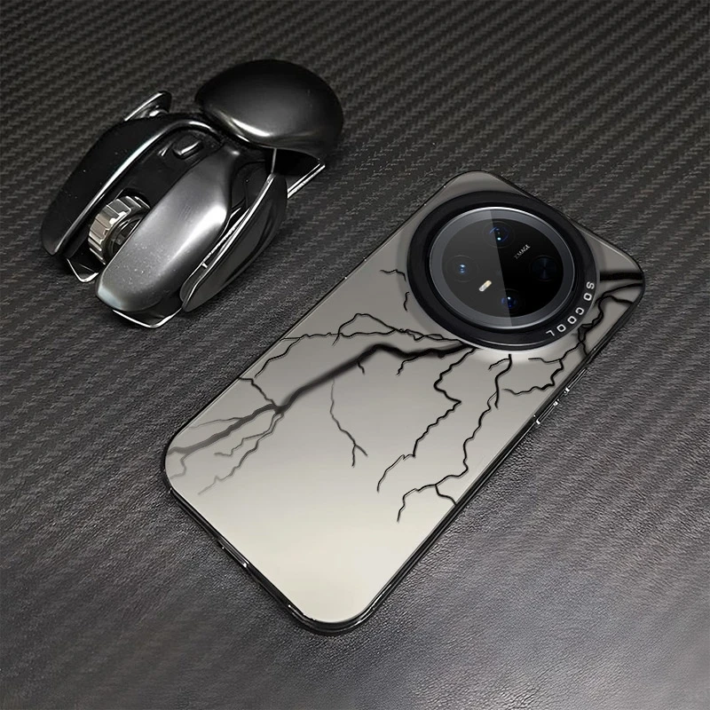 黑色闪电适用OPPOFindX8Pro手机壳创意X8ultra小众X8s+防摔保护套