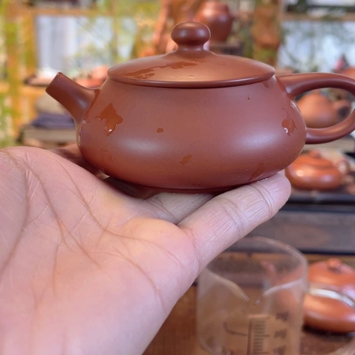 紫砂茶壶王*荣潮州手工手拉壶