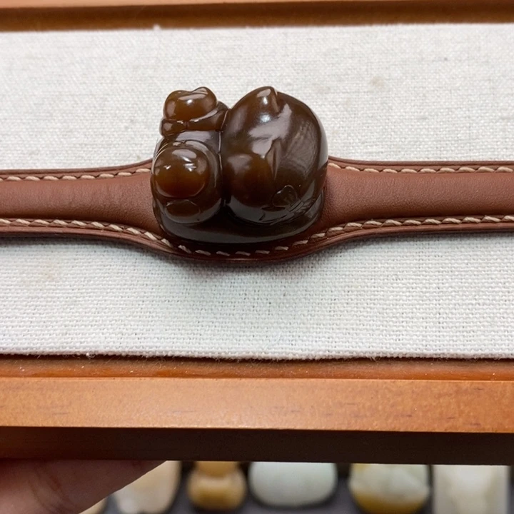 和田玉未镶嵌手链