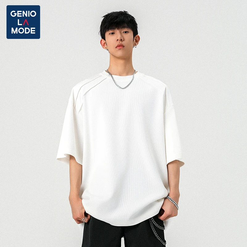 GENIO LAMODE【敖瑞鹏代言】短袖t桖夏季男女运动休闲半袖圆领打底