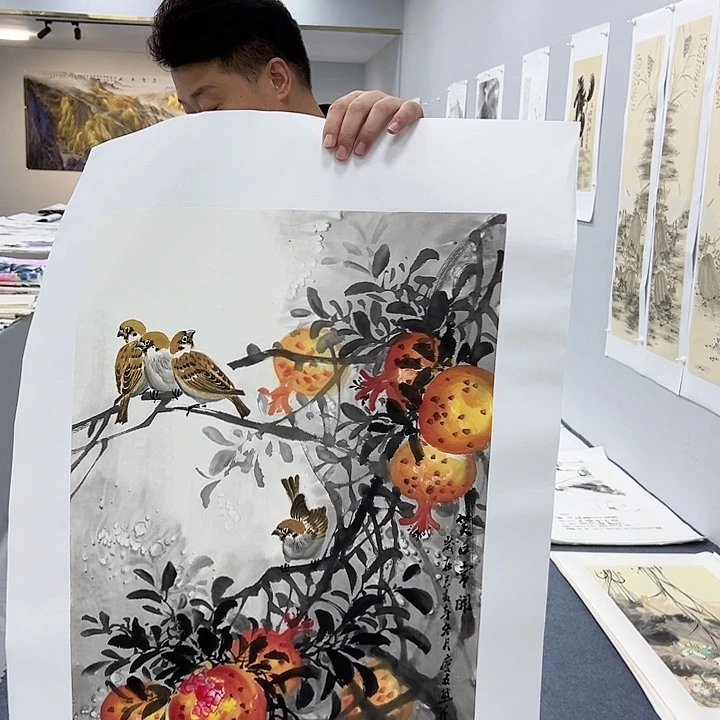 国画国画作品纯手绘作品