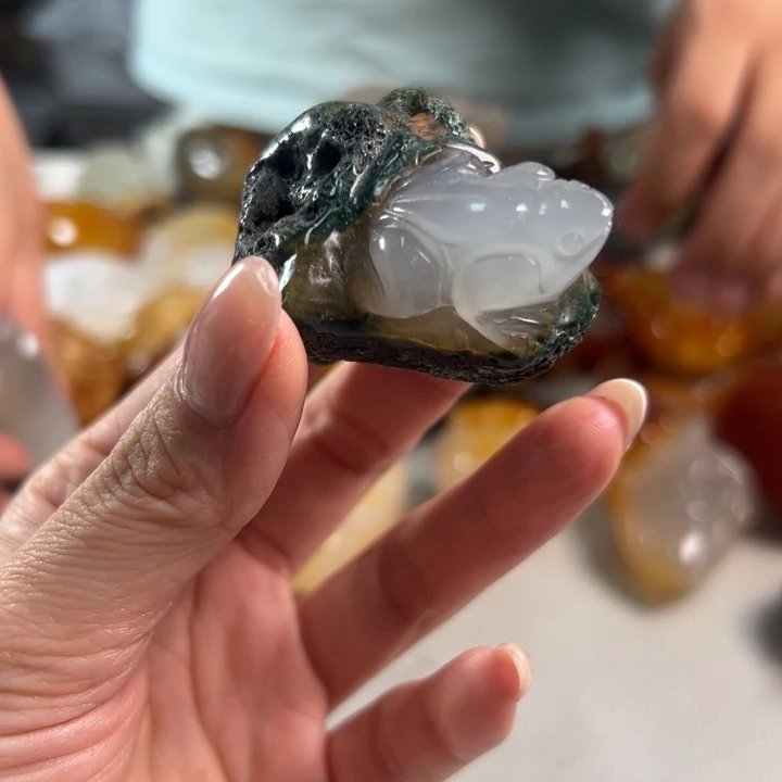 玛瑙/玉髓吊坠(不含链)未镶嵌