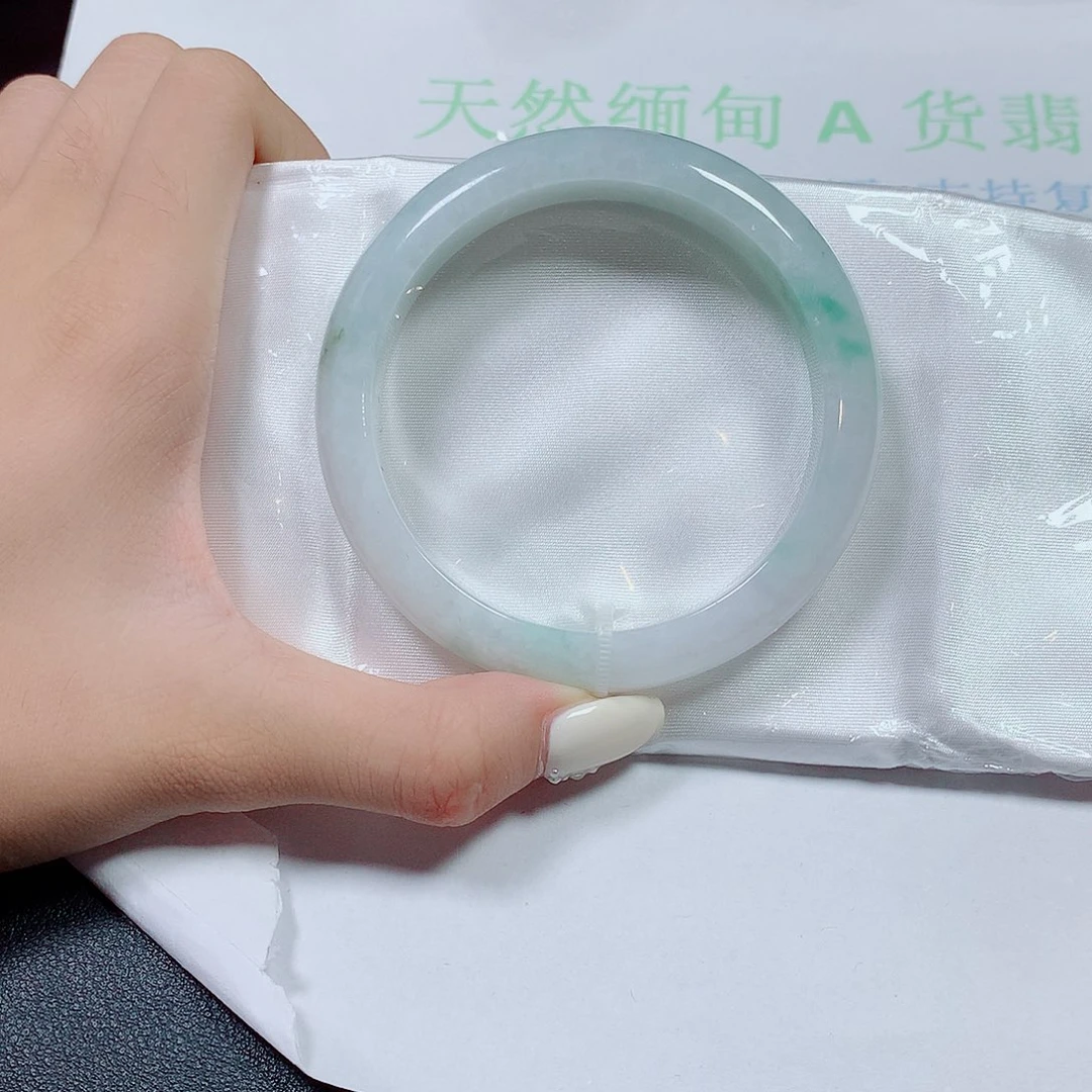 翡翠未镶嵌手镯翡翠手镯58