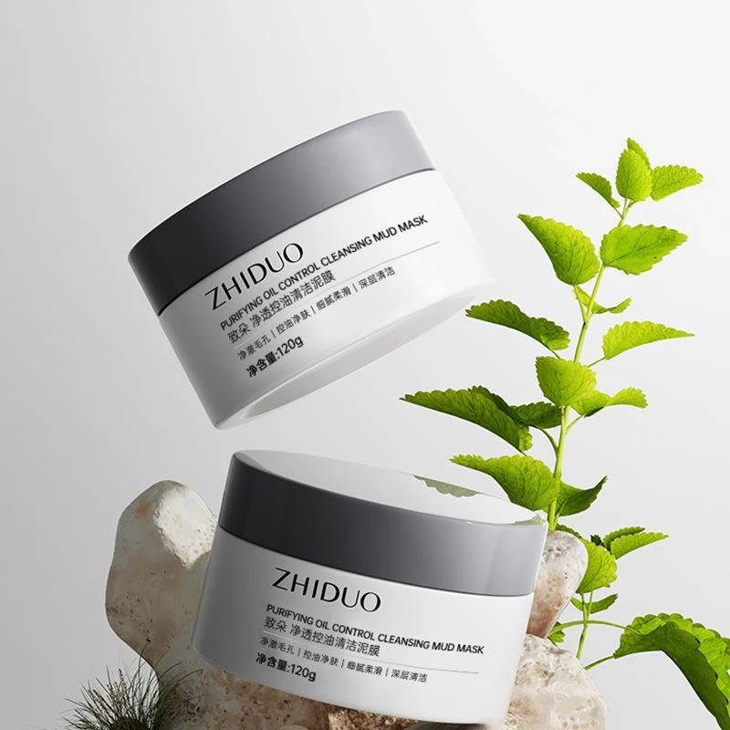 zhiduo/致朵明星代言致朵净透控油清洁泥膜涂抹补水保湿面膜洁面