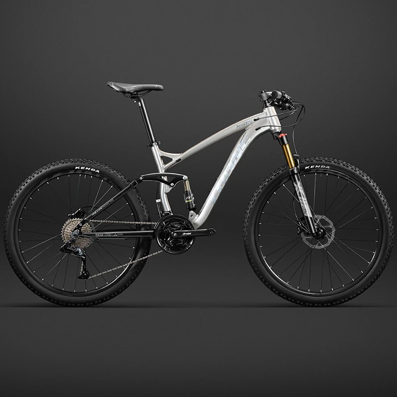 THANE/裂石山地车自行车铝合金软尾双减震越野赛车单车 魔兽