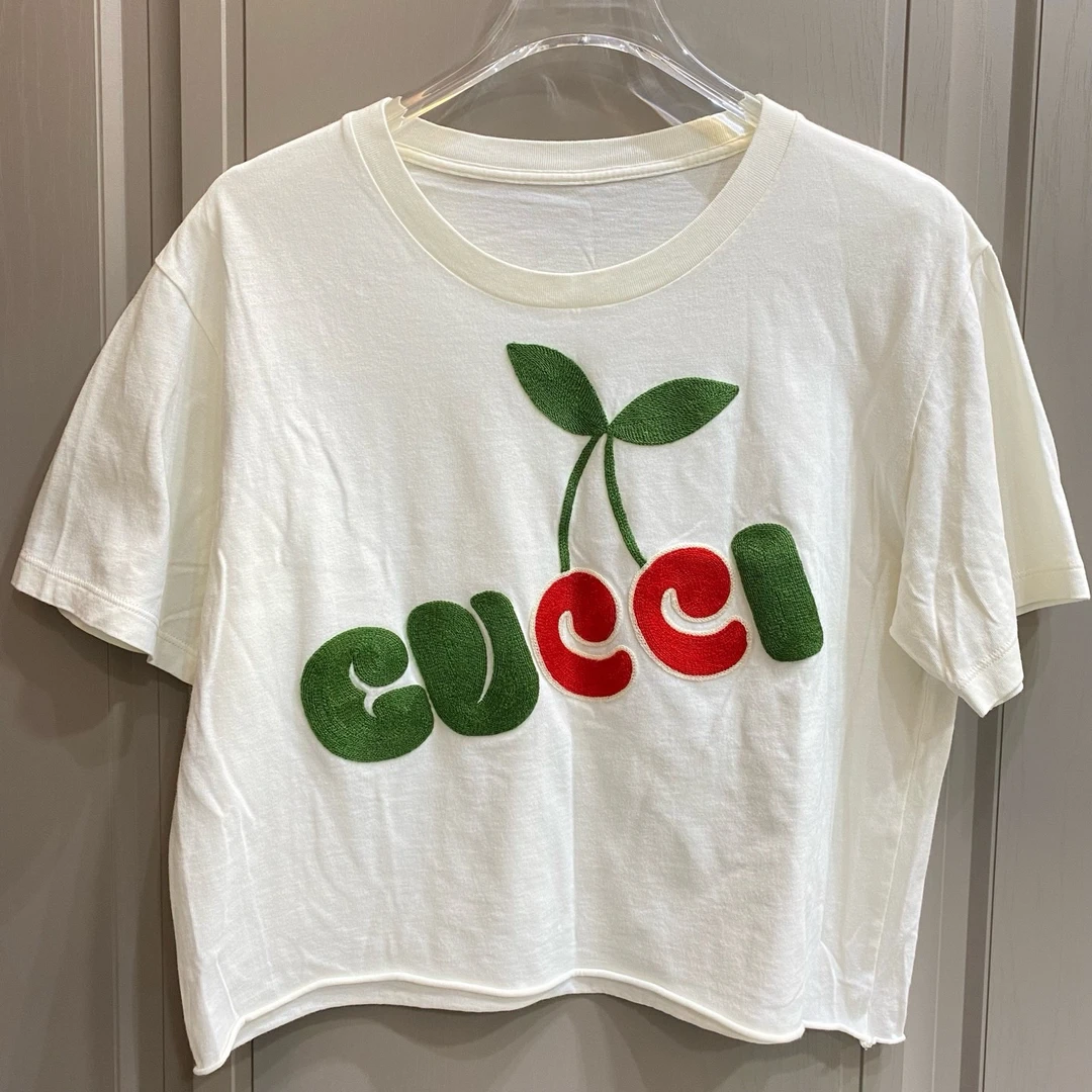 95新 GUCCI/古驰 樱桃短款短袖