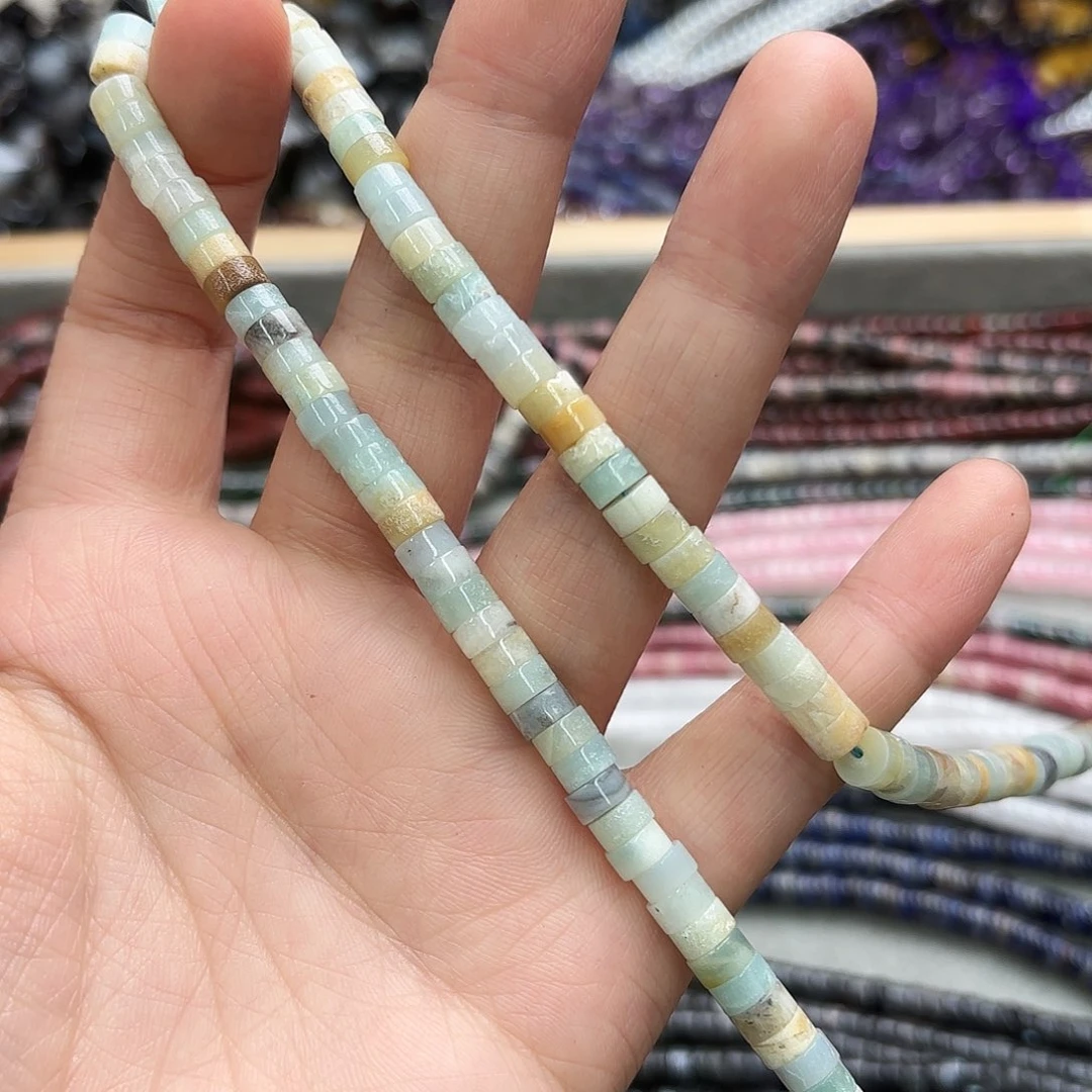 玛瑙/玉髓未镶嵌珠宝半成品3×6亚马逊直切一条