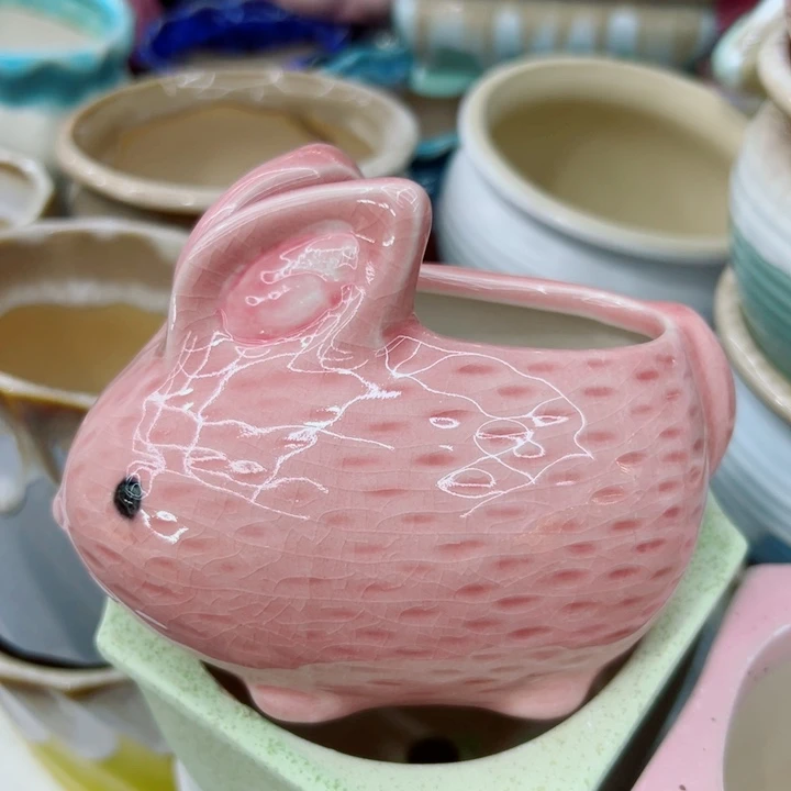 有孔，满10元发货多肉陶瓷花盆