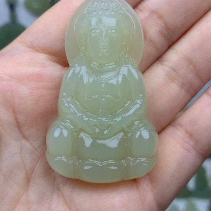颈饰未镶嵌和田玉