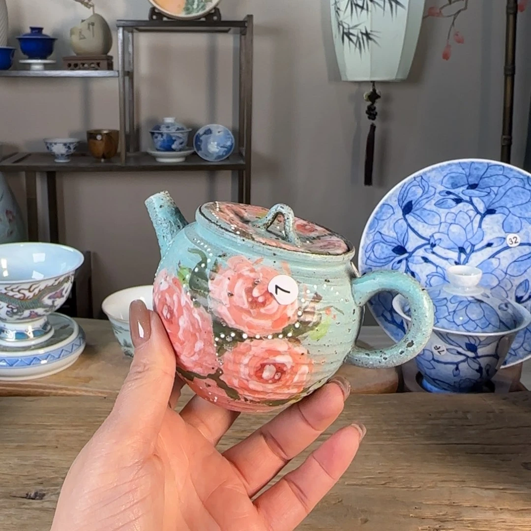 杯景德镇陶瓷柴烧多人