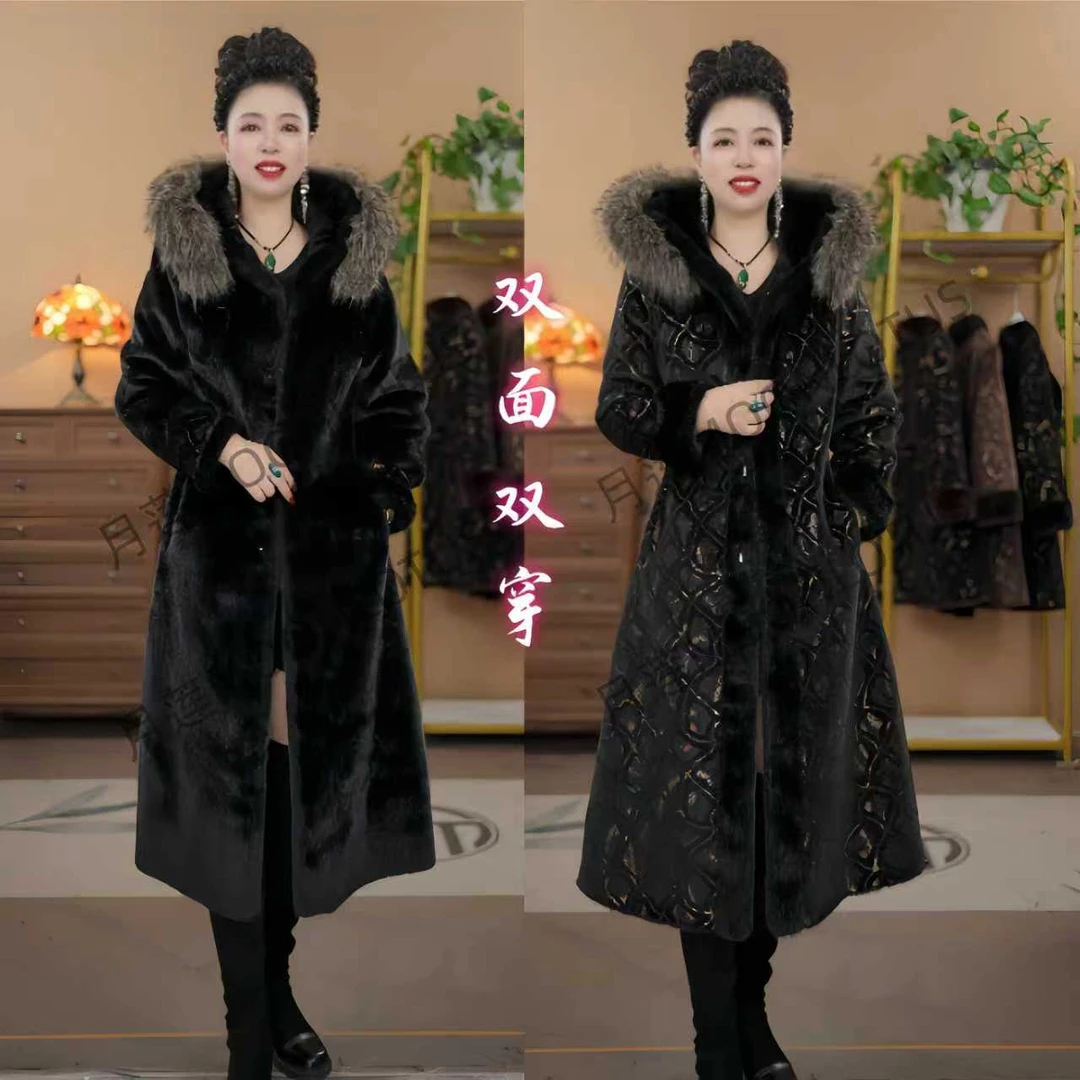 【老板补贴】89015  双面风华  一衣双色的格调洋气高级外套连帽