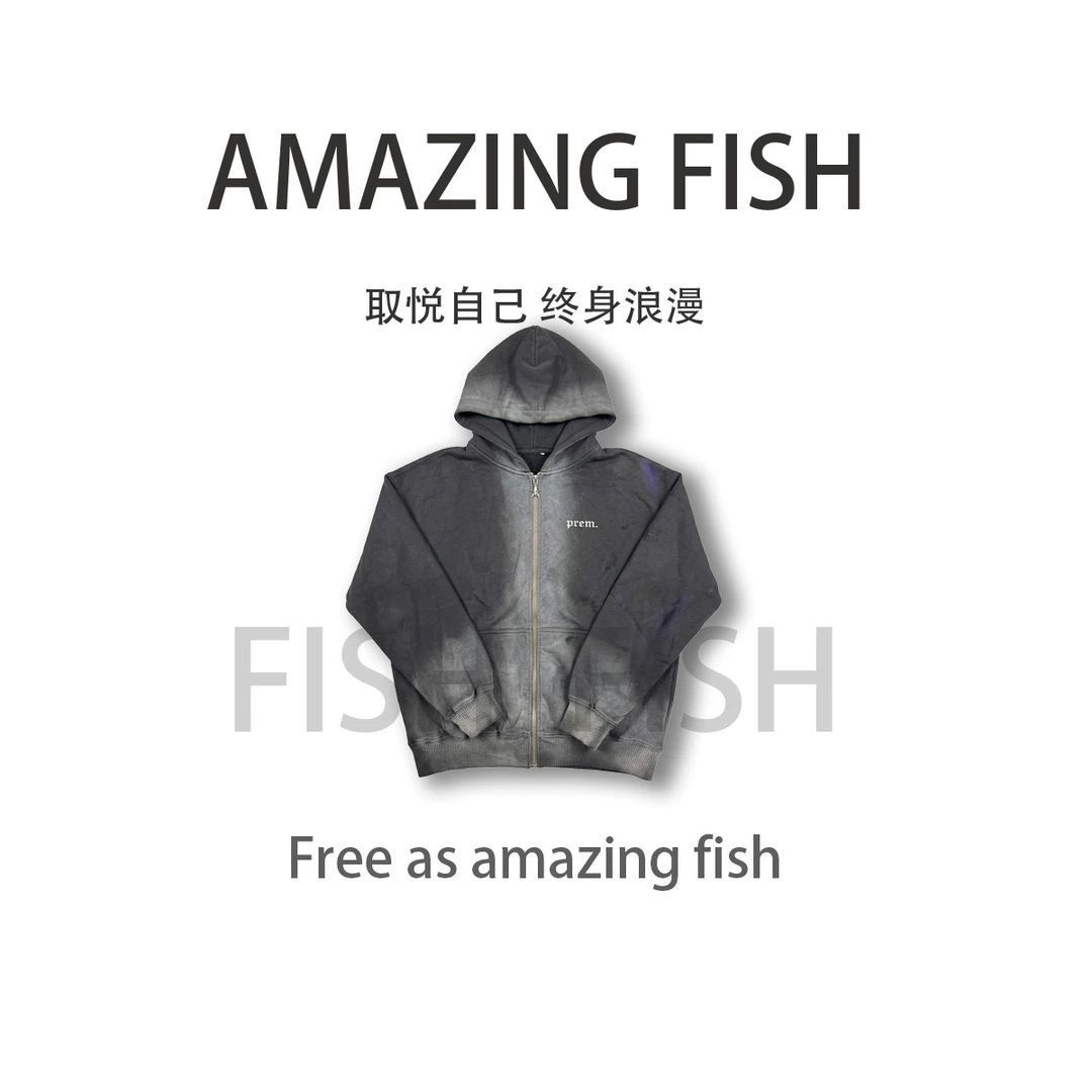 AMAZING FISH生化危机连帽卫衣